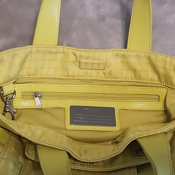 Donna Karan New York Yelow Nylon Small Bag - Picture 6 of 6